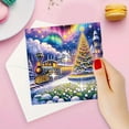 thumbnail image 5 of Diamond Paint Christmas Cards, Craft Diamond Art Cards Making Kits DIY Christmas Grting Cards 5D Diamond Art Painting Christmas Cards for Adults Kids Gifts, 5 of 10