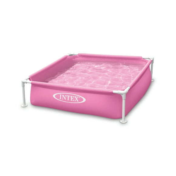 Intex Mini Framed Beginner Outdoor Kiddie Swimming Pool, Color Varies