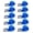 Blue, variant on 1" x 10' Endless Cam Buckle Lashing Straps, Adjustable Roof Rack, Bundling Tie Downs -1000 lbs Breaking Strength, 2 Pack - Black