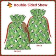 thumbnail image 2 of Xecao Cartoon Panda And Leaf 1 Print Burlap Gift Bags with Drawstring and Gift Tags, Gift Bags, Burlap Bags, Jute Bags for Party, Christmas, DIY Craft Bags-Medium, 2 of 9