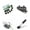 4pcs Set D, variant on Gamvdout Bike Repair Kit Bicycle Repair Tools With Triangle Bag 16 In 1 Bike Maintenance Emergency Repair Tool Kit Screwdriver Tire Pump Bike Tool Kit