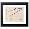 thumbnail image 2 of El Lissitzky 18x15 Black Modern Framed Museum Art Print Titled - Become Suprematic of Two Kwa Dra in 6 Konstrukties Pl. 4 (1922), 2 of 5