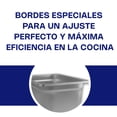 thumbnail image 3 of Inserto de acero inoxidable, tamaño cuarto (26.5 x 16.2 cm), altura 2 y media pulgadas. INAC-2.5 Rhino Caledonia INAC-2.5, 3 of 6