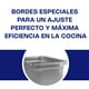 thumbnail image 3 of Inserto de acero inoxidable, tamaño cuarto (26.5 x 16.2 cm), altura 2 y media pulgadas. INAC-2.5 Rhino Caledonia INAC-2.5, 3 of 6