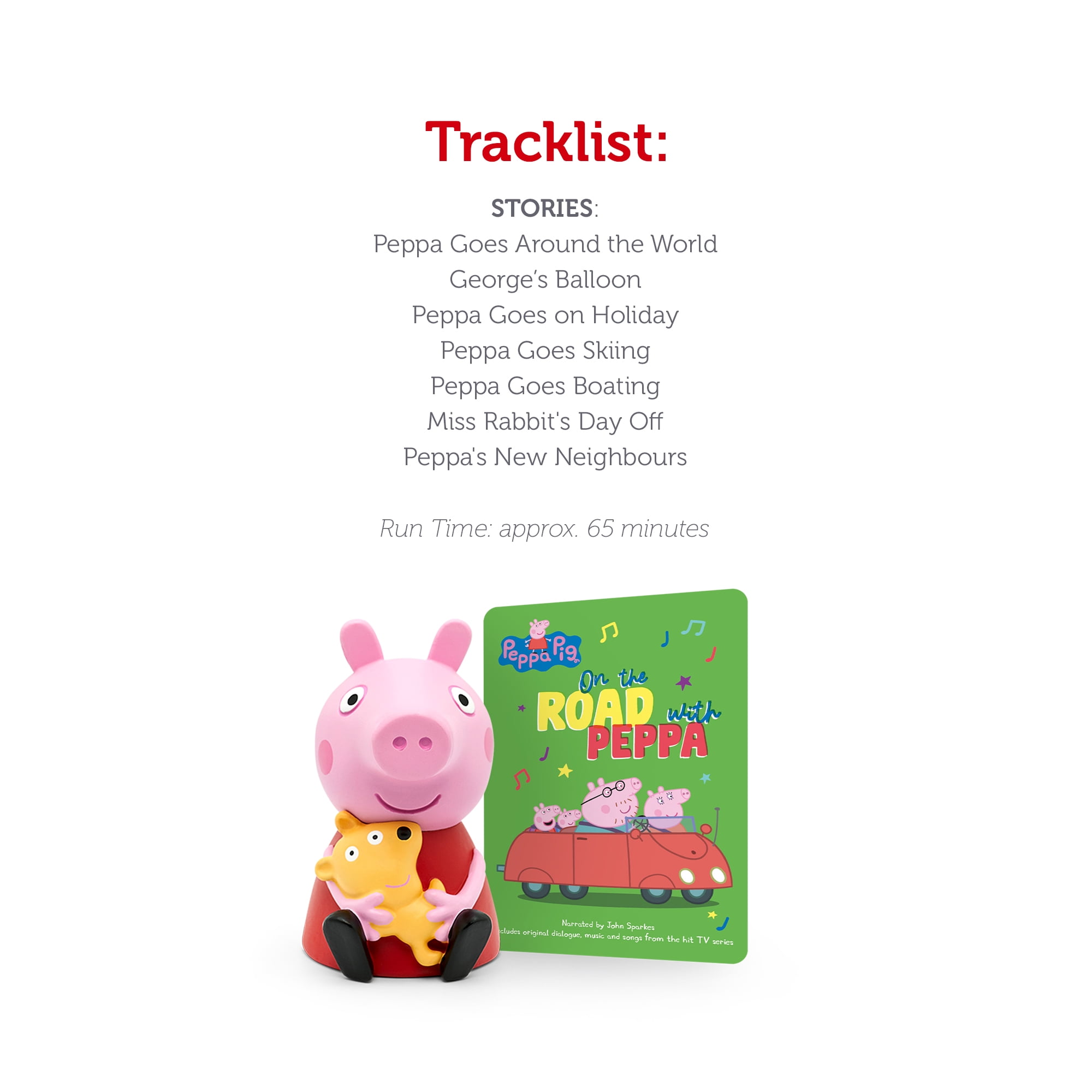 Tonies Peppa from Peppa Pig, Audio Play Figurine for Portable