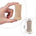 thumbnail image 3 of 24 pieces chair socks, non-slip knitted highly elastic furniture leg socks,floor protectorsblack, 3 of 4