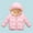 Pink, variant on 1-7T Baby Girl Boy Winter Fleece Coats Toddler Warm Cotton-padded Jackets Kids Thick Down-filled Outerwear