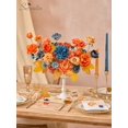 thumbnail image 3 of Flores Artificiales Serwalin Otoño Naranja Seda con Tallo, 3 of 7