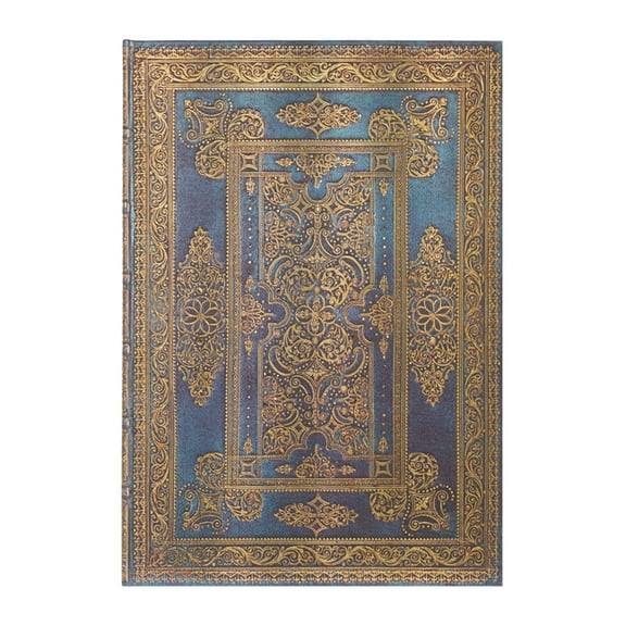 Blue Luxe Grande Unlined Hardcover Journal, 128pg, 120gsm by Paperblanks (Luxe Design), (Hardcover)