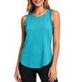 thumbnail image 1 of Hngshg Camisoles Grande Taille pour Femmes à Volants Sans Manches Amples Décontractées Col Rond T-Shirts Classiques Été Vacances Sortie Tee, 1 of 6