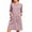 Pink b3, variant on UQJfacai Robes for Women Zipper Front House Coat Lightweight Long Sleeves Bathrobe Soft Comfy Loose Knee Length Sleep Dress S-XXL