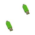 thumbnail image 2 of bedienty USB 2 .0 Memory Card Adapter Cellphone Camera TF SDHC Memory Card for Micro USB OTG Card Reader Adapter Green 2Set, 2 of 6