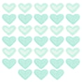 thumbnail image 1 of Corazón Forma Termoadhesivos Parches Claro Azul Bordado Cosido Amor Apliques Parches para Ropa Chaquetas Mochila Zapatos Reparación Adornos Paquete de 33, 1 of 6