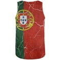 thumbnail image 2 of Distressed Portuguese Flag All Over Mens Tank Top Multi SM, 2 of 2