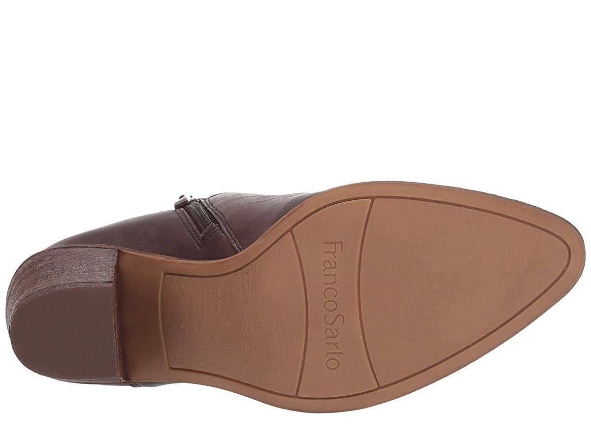 Franco Sarto Women s Odessa Leather Brown Size 9.5 M Walmart