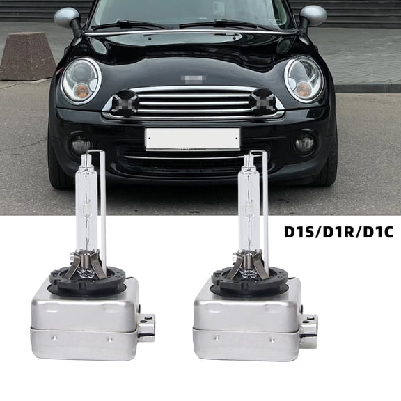 QIPEIZSP Fit For Mini Cooper 2009-2011 D1S/D1R/D1C HID Xenon Headlight Bulbs,Plug And Play,Pack of 2 ,6500K
