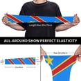 thumbnail image 4 of Congo Flag Sun Protection Cooling Arm Sleeves With Thumb Holes Gardening Outdoors Sunscreen Arm Sleeves, 4 of 6