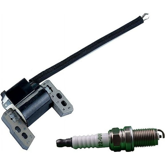 OakTen Ignition Coil Spark Plug Pack compatible with 796964, 802574, 590454 for B-S 127802 series 5 HP Engine
