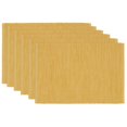 thumbnail image 3 of Design Imports 19" Tonal Placemat in Honey Mustard (Set of 6), 3 of 3