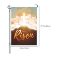 thumbnail image 3 of Easter Garden Sign Easter Decoration 12x18 Inch Spring Garden Outdoor Sign Personalized Easter Decorations Double Sided Easter Yard Decoration Gift, 3 of 7