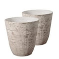 thumbnail image 2 of Hibiscus 2 pc Planter Set with White Finish, 2 of 5