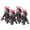 Black, variant on YAHHU 4PCS Red Mini Jack Stand Simulation Toy Aluminum Alloy Adjustable Scale Stands for 1/24 SCX24 1/18 TRX4M RC Cars (Height 1.42-2.09 in / 36-53 mm)