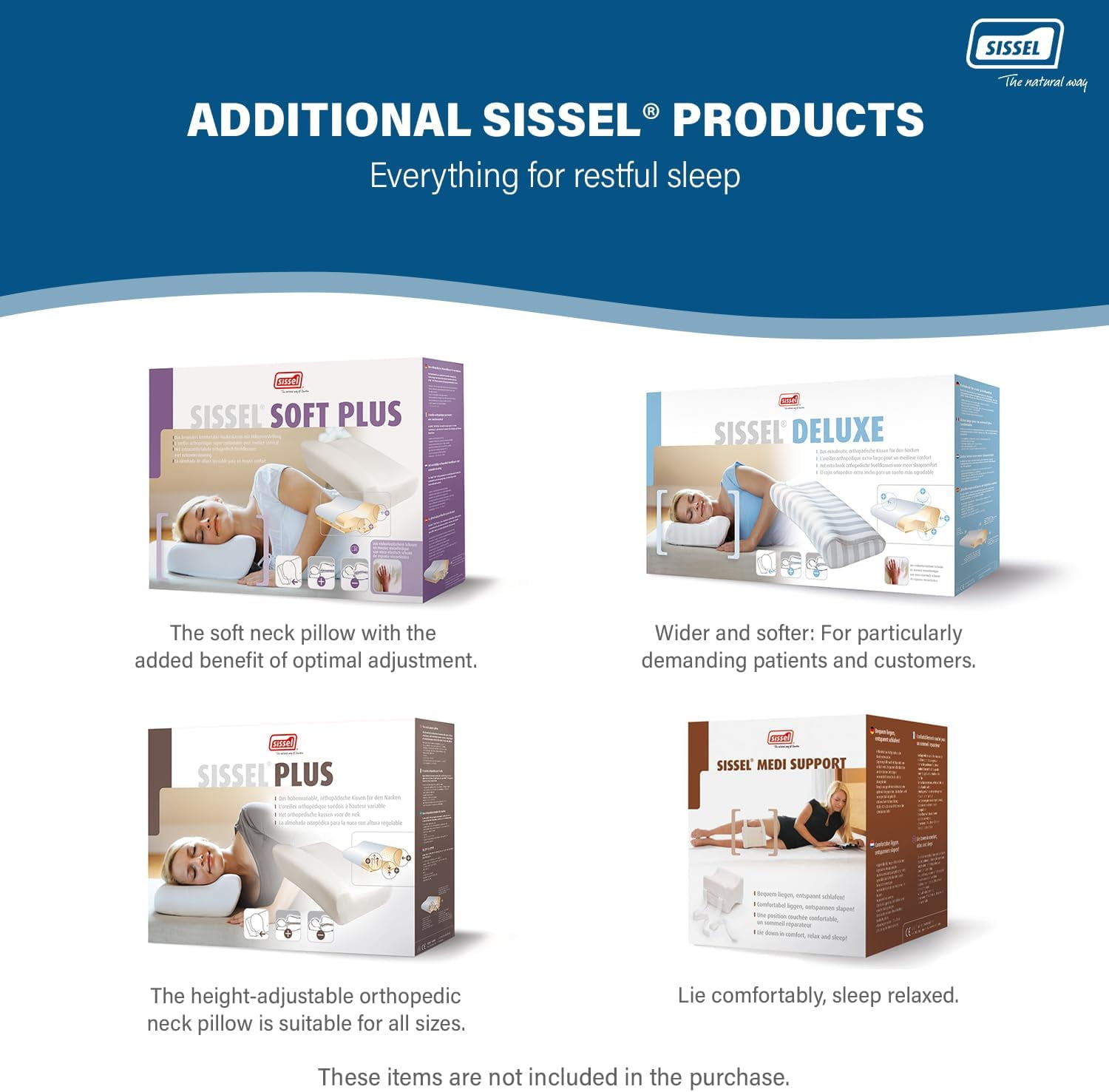 SISSEL Venosoft Pillow white small | Viscoelastic Leg Elevation | Vein & Varicose Vein Relief | Cotton & Polyester Cover | Relaxation & Pain Relief