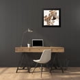 thumbnail image 4 of Allen, Kimberly 20x20 Black Modern Framed Museum Art Print Titled - Triangles in Copper 1, 4 of 5
