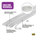 thumbnail image 3 of M-D Building Products 71505 30 ft. White Replaceable Caulk Cord Weatherseal for Small Gaps & Cracks, 3 of 13