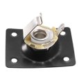 thumbnail image 2 of 1/4 Inch 6.35mm Guitar Mono Output Jack Plate Input Socket for Electric Guitar, Black 2 pcs, 2 of 2