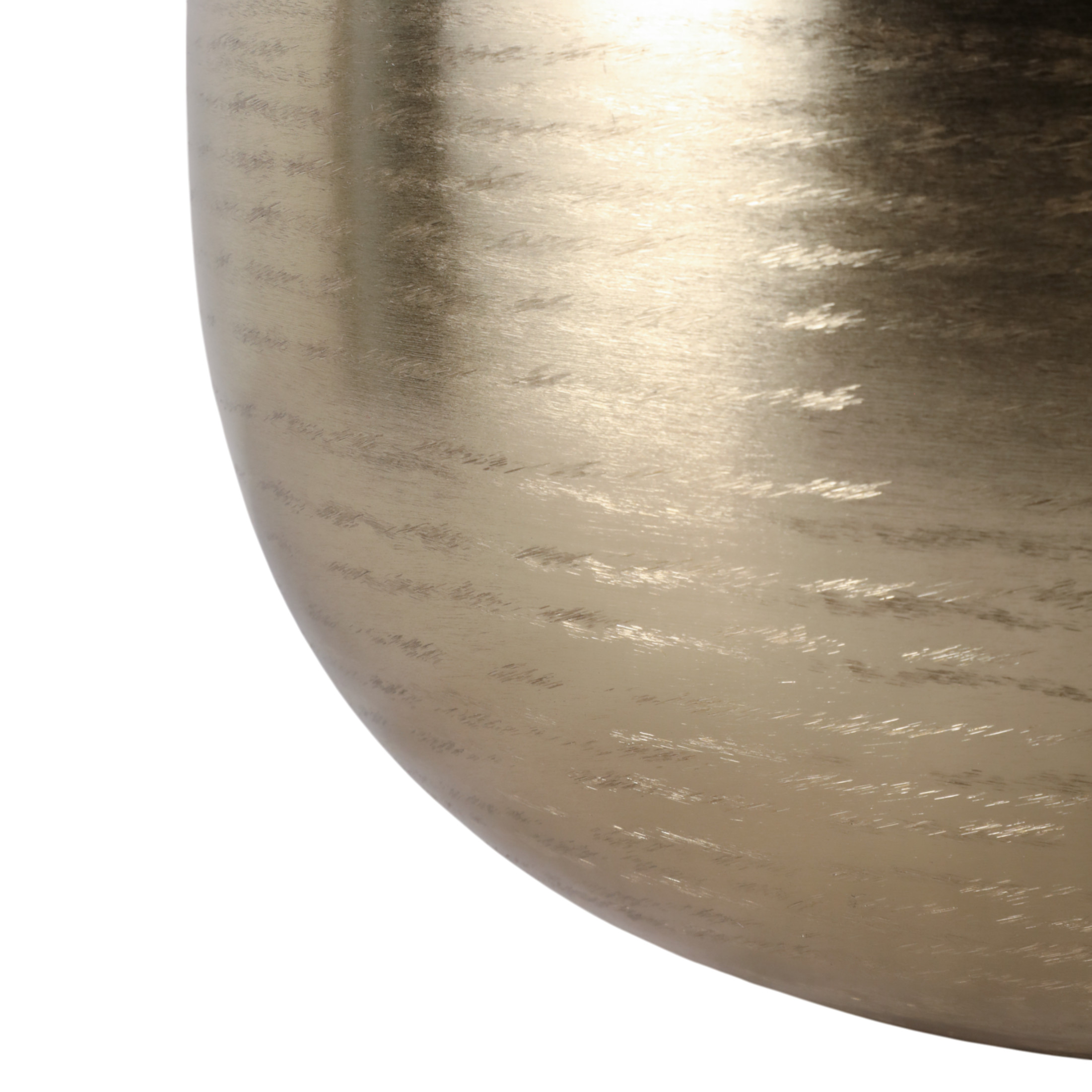 Hammered Metal Flower Pots for Home Decor - Decorative Metal Planters for Indoor Use and Outdoor Plants - Garden Pots for Patio, Entryway, Shelf, and Mantel Stylng - Set of 3, 11", 10", 8", Gold