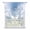 Blue, variant on Green Sky Cloud Tie Up Curtains for Windows, Adjustable Rod Pocket Valance Shade, Natural Landscape Scenery Ombre Light Filtering Window Treatment for Kitchen Bedroom Living Room 46"x 63"