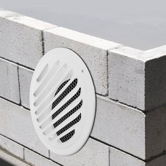 Raindrops White Stainless Steel Commercial Exhaust Hood Wall Vent Cap for Kitchen Ventilation