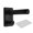 Black, variant on Misright Door Stop With Hook Wall Mounted Door Holder For Home Office Bathroom