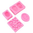 thumbnail image 4 of 4 moldes de fondant de Halloween, resistentes a altas temperaturas, duraderos y fáciles de despegar, moldes para hornear de Halloween, 4 of 15