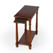 Butler Chairside Table - Olive-ash Burl