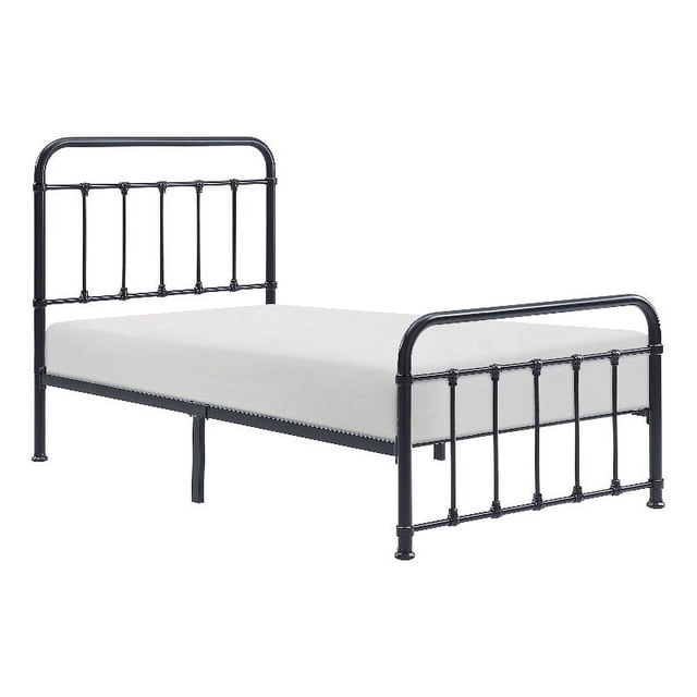 Lexicon Fawn Lit Plateforme en Métal Simple Noir