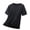Black, variant on Men Athletic Short Sleeve T-Shirt - Quick Dry Sports Performance Tee for Men Running Training Activewear(Navy/XXXXL)