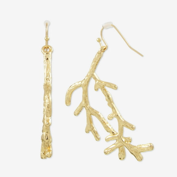 sanctuaire Branch Statement Earrings Gold