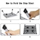 thumbnail image 5 of Plataforma plegable de aluminio, taburete para RV, remolque, Camper, escalera de trabajo portátil, 5 of 11