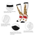 thumbnail image 3 of Naloa Christmas Gnomes In Leopard Knee Socks, High Socks Long Stretchy Sock Women Knee High Stocking, Long Socks for Women, 3 of 6