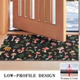 thumbnail image 3 of Mushroom Plant Crystal Velvet Nonslip Floor Mat, Entryway Doormat Durable Low-Profile Mat Home Decor, Throw Rugs Washable Kitchen Bathroom Laundry Bedroom Living Room Door Mats 30x17in, 3 of 7