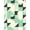 Light Green, Pattern 2, variant on ODIKA 3'x5' Washable Accent Rug That Sage Over Ivory Overlapping Shapes Fluid Contemporary Carpeta for Bedside, Nursery Room, Pet Friendly & Non-Shedding