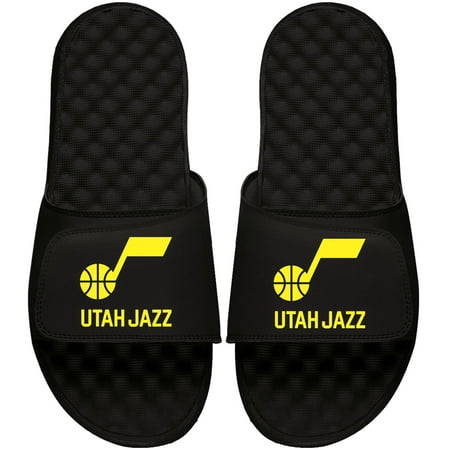 

Men s ISlide Black Utah Jazz Team Color Stacked Slide Sandal