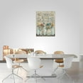 thumbnail image 4 of Farmhouse Bathroom Wall Art Rustic Bathroom Pictures Wall Decor Country Bathroom Flower Painting Floral Butterfly Canvas Prints Modern Artwork Framed Home Bedroom Living Room Decoration 12"x16", 4 of 6
