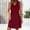 A276 Red, variant on Women's Elegant Knee Length Bodycon Dress Cowl Neck Sleeveless Satin Silk Feel Slip Dress Chic Flattering Silhouette for Cocktail Party Wedding Guest Evening Date Night