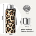 thumbnail image 7 of 20 Oz Classic Leopard Print Coffee Tumbler Double Wall Insulated Stainless Steel Water Bottle | Metal Reusable Thermoses Flask with Cup Cap | Leak & Sweat Proof with Anti-Dust Lid, 7 of 7