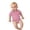 a-Light Pink11533, variant on Baby Boys Jumpsuit Solid Color Short Sleeve Polo Romper With Collared Neckline Snap Closure For Infant Casual Daily Wear