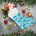thumbnail image 6 of Coolnut Cute Sea Creature Sharks Bubble Seaweed Starfish Conch Christmas Stockings 1PCS,Big Xmas Stockings Gift Decorations and Party Supplies,Used for Fireplace Decoration Socks Christmas Tree Decora, 6 of 7