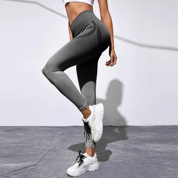Women's Seamless Leggings High Waist Tummy Control Gym Running Yoga Pants  Butt Lift Workout Athletic Tights 
